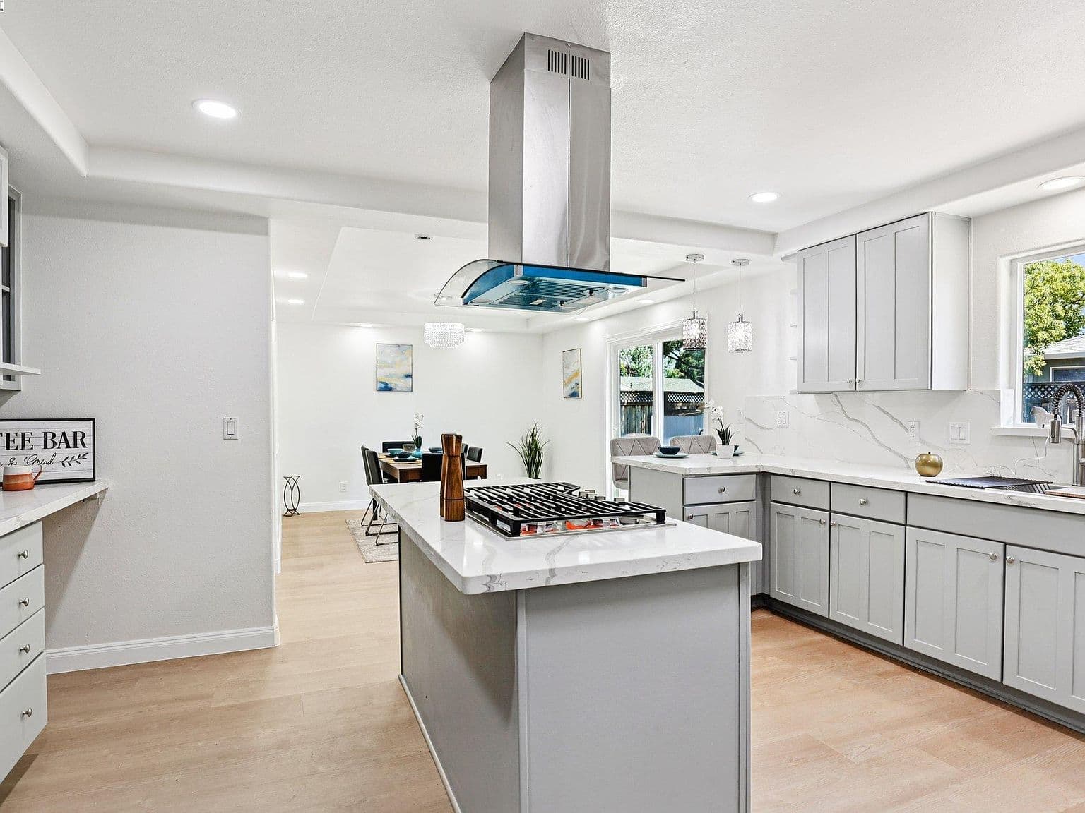 Blue Range Hood