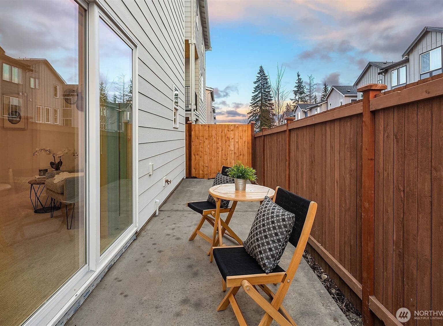 Plain Concrete Patio