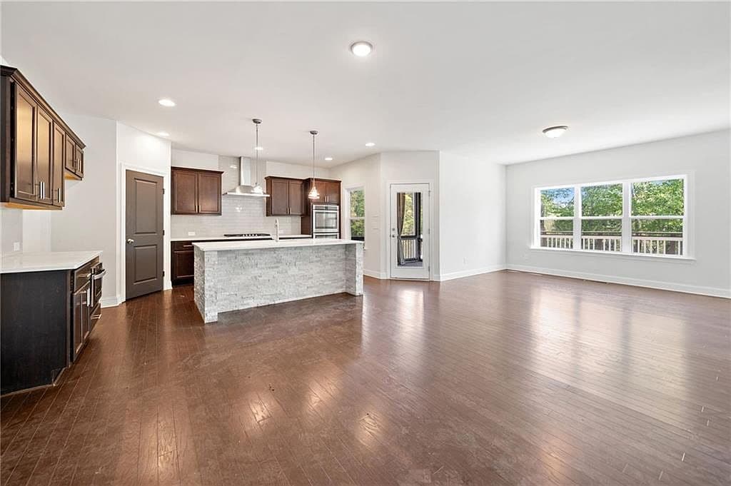 Dark Wood Cabinets