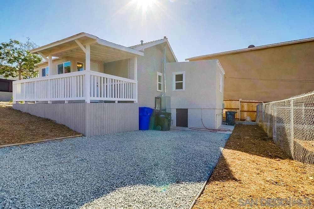 Gravel Backyard