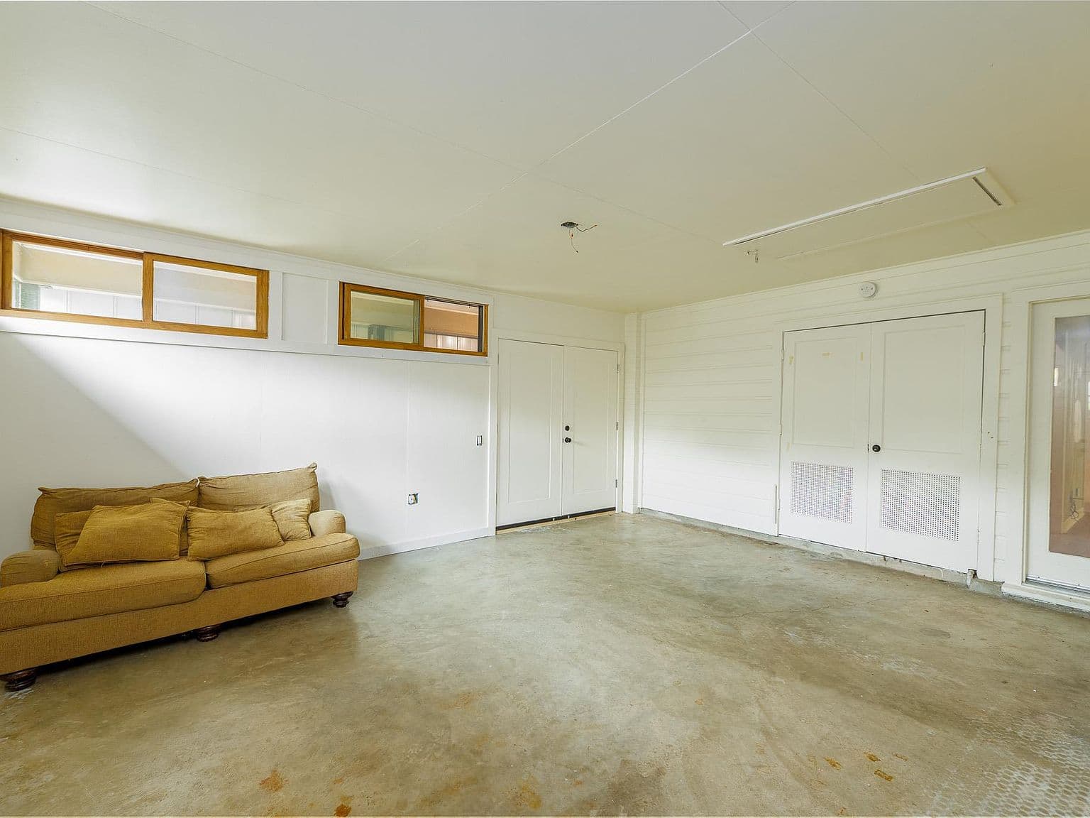 Unfinished Concrete Floor