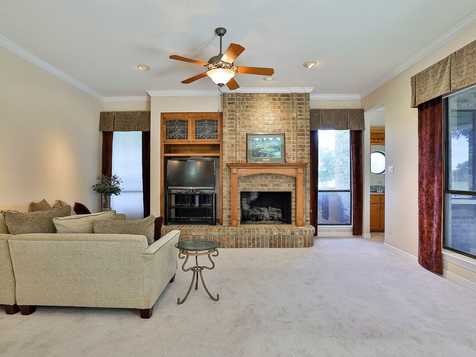 Outdated Fireplace