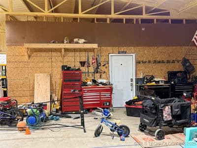 Unfinished Garage Walls