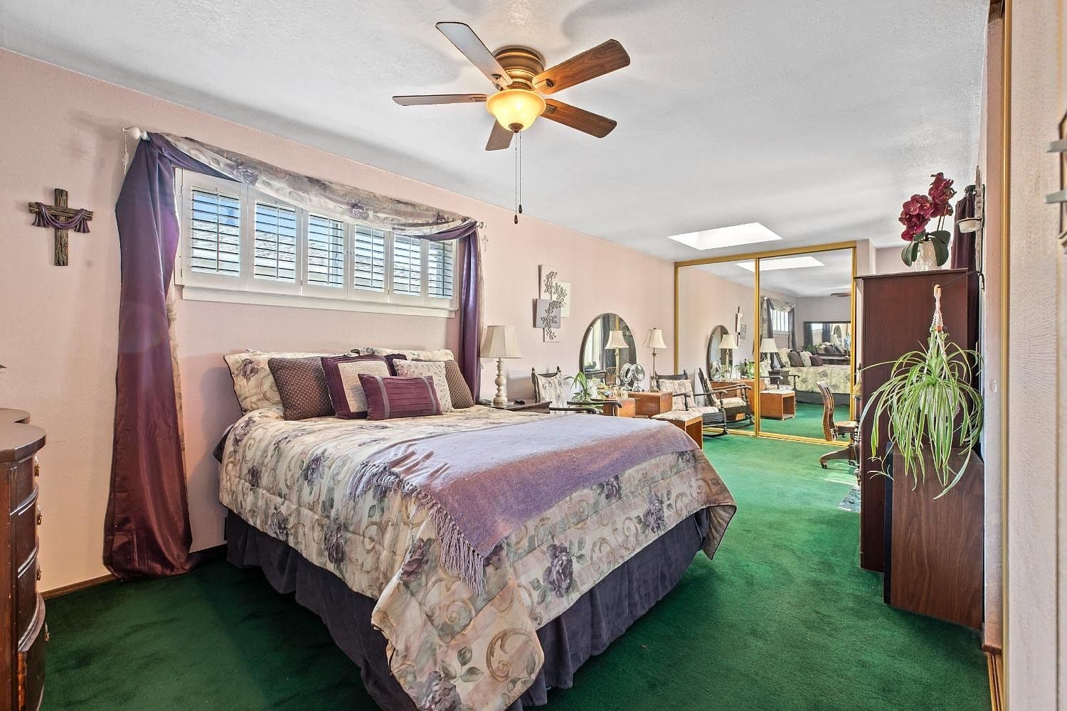 Outdated Master Bedroom