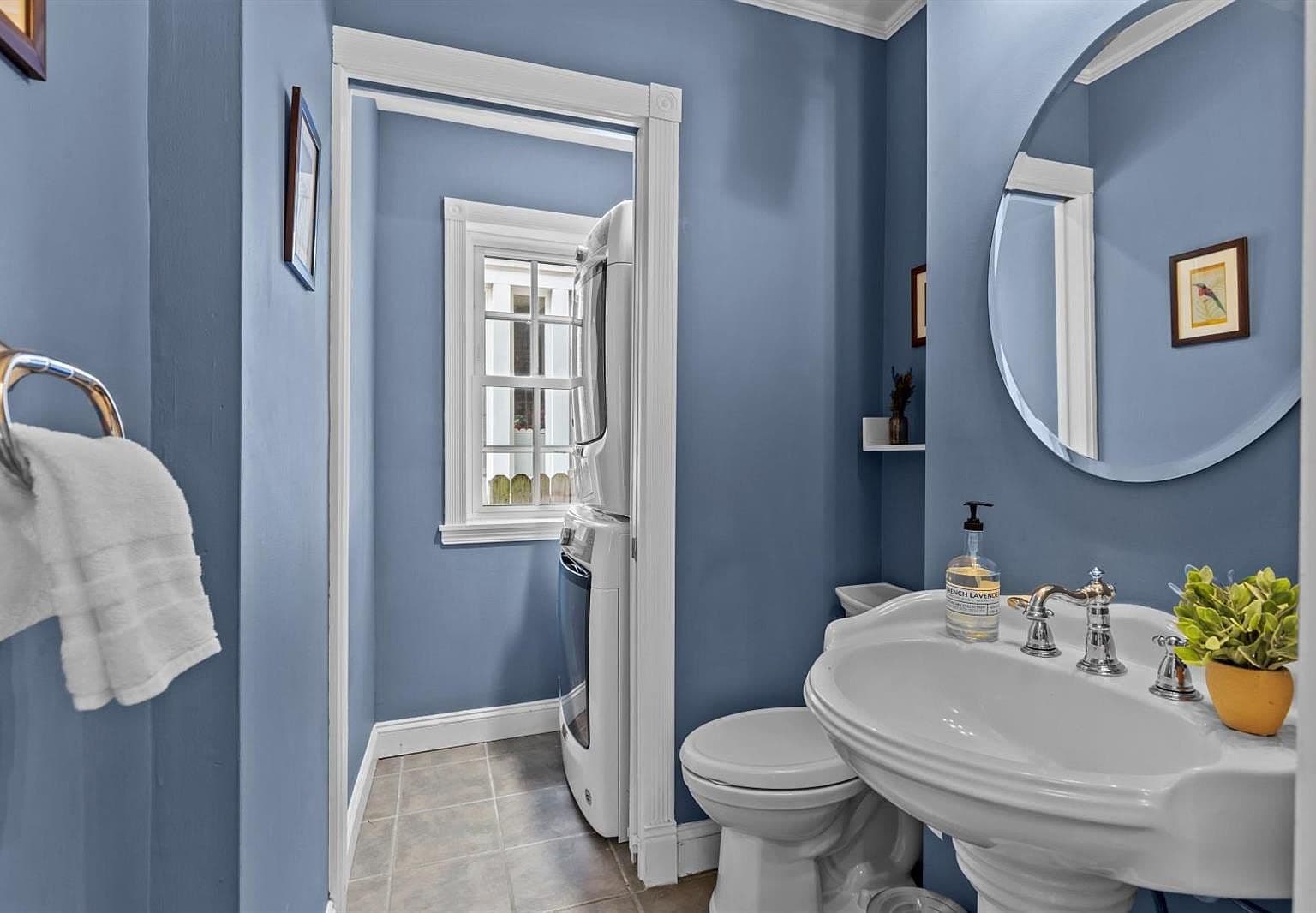 Blue Bathroom