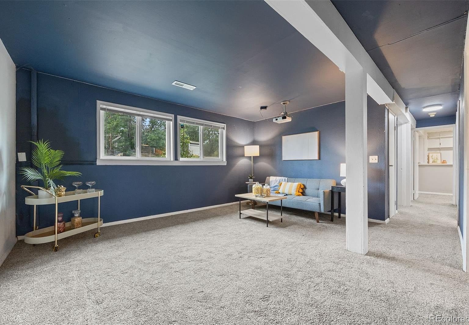 Dark Basement Paint