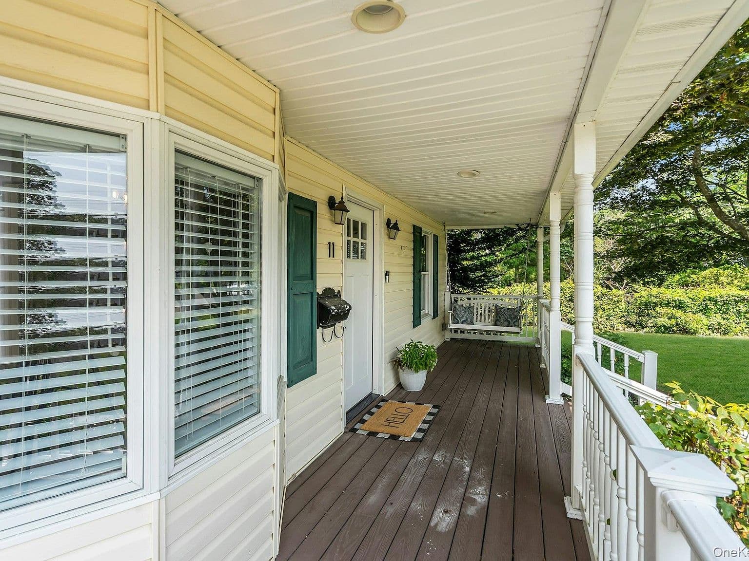 Painted Wood Porch