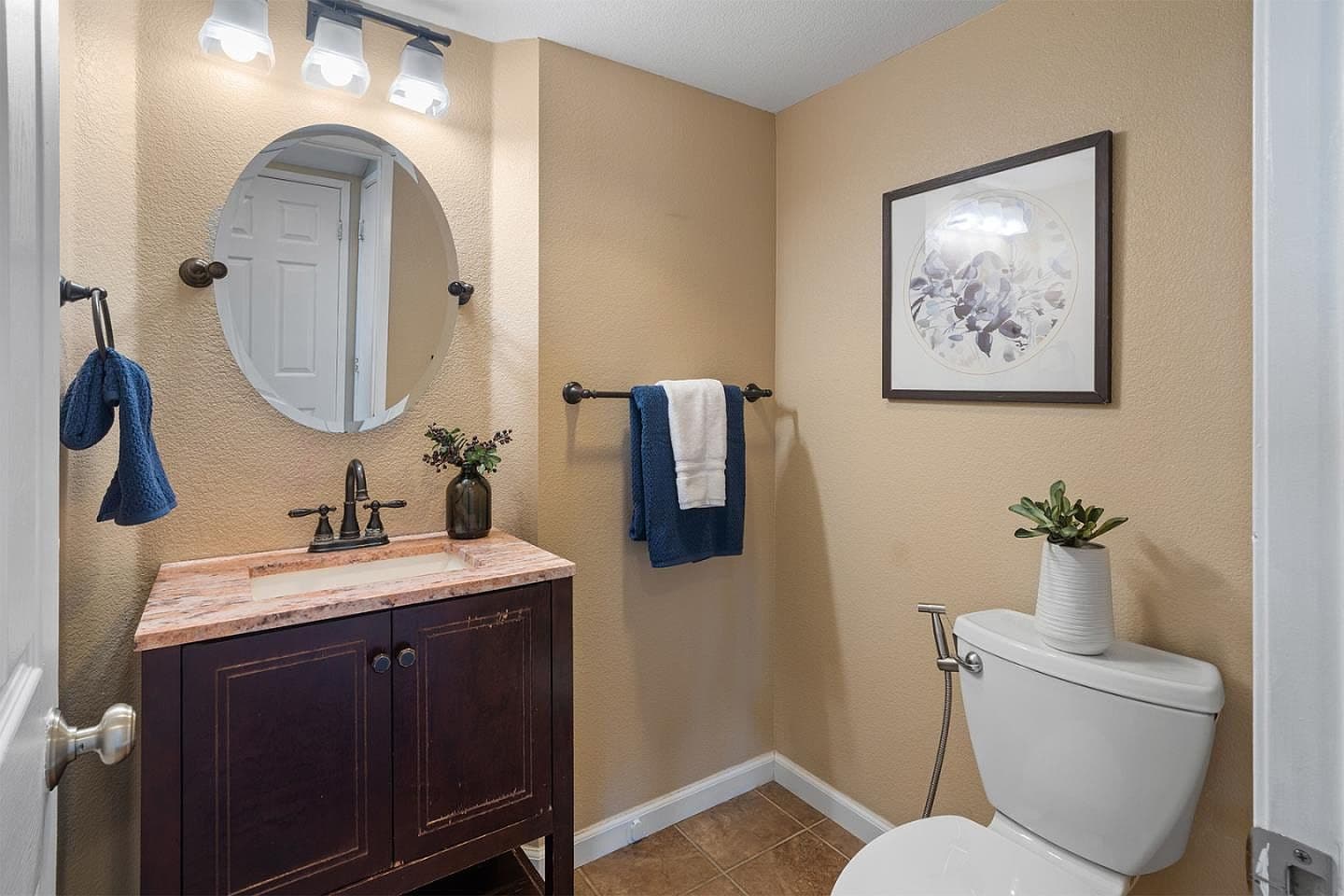 Outdated Half Bathroom