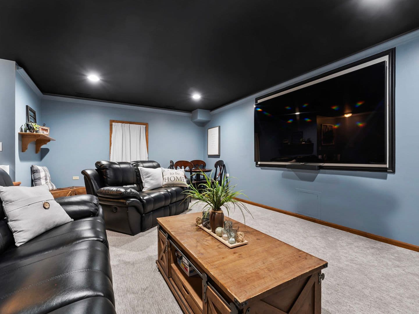 Dark Basement Ceiling