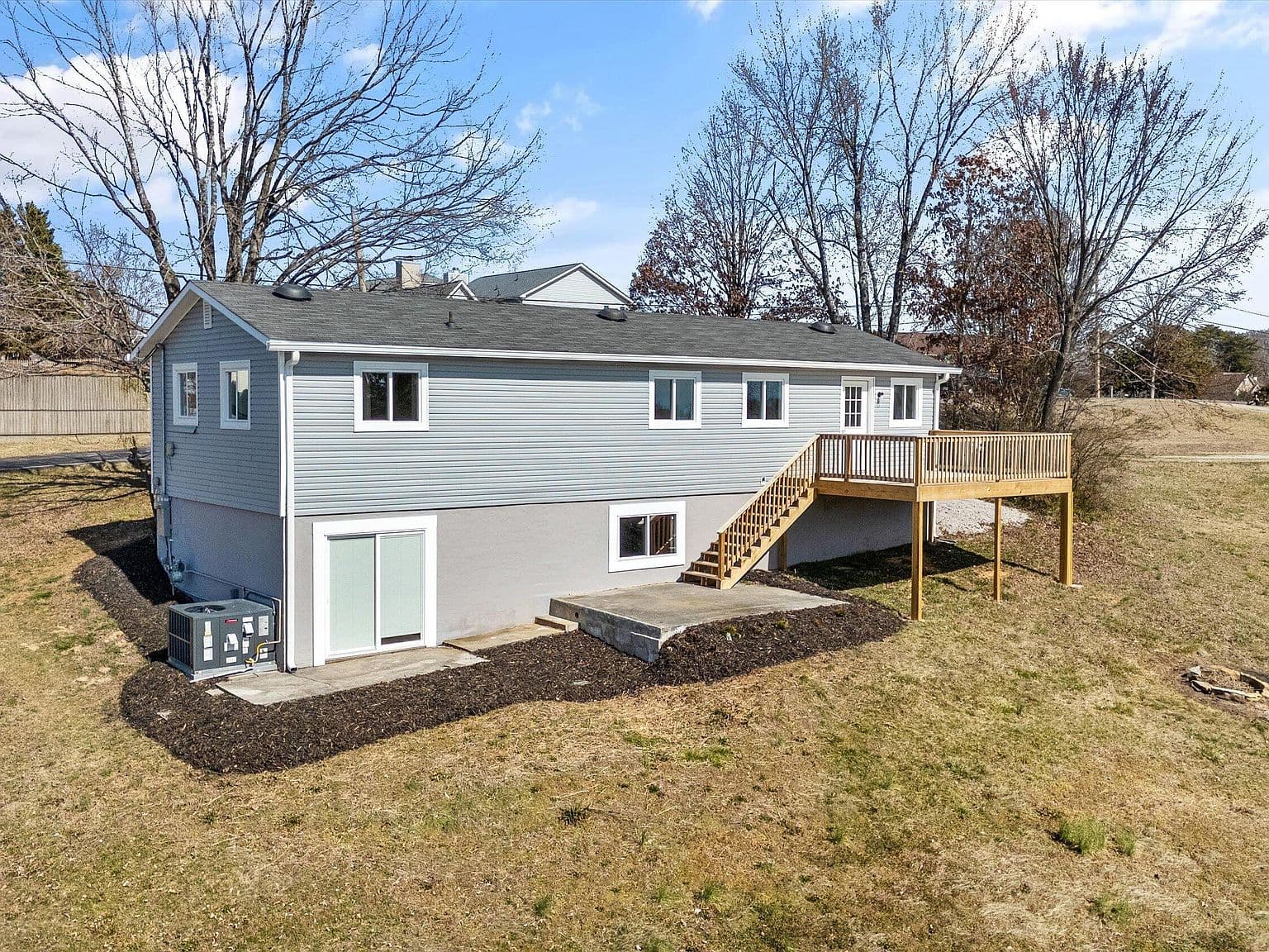 Unlandscaped Yard