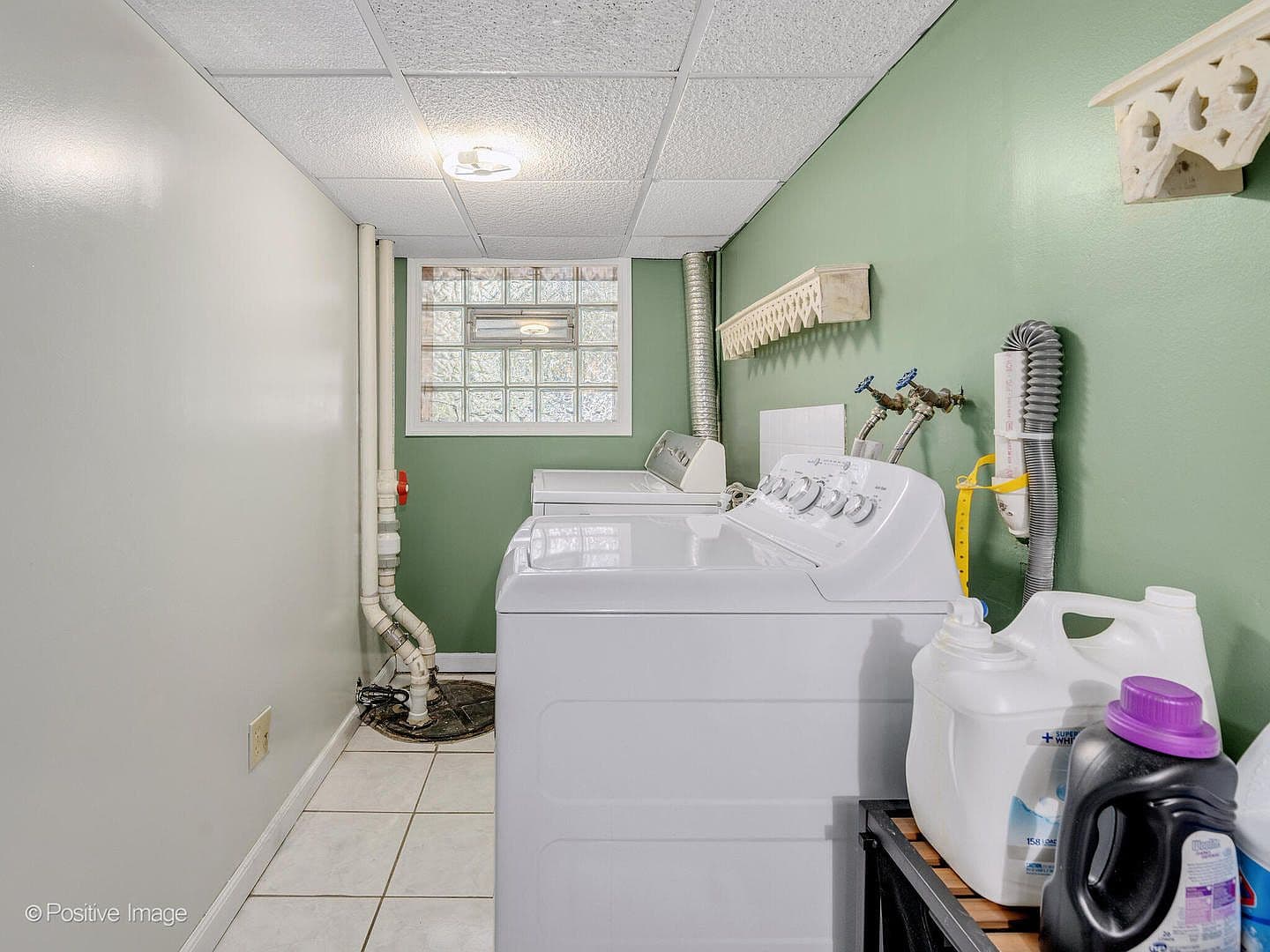 Dated Laundry Area