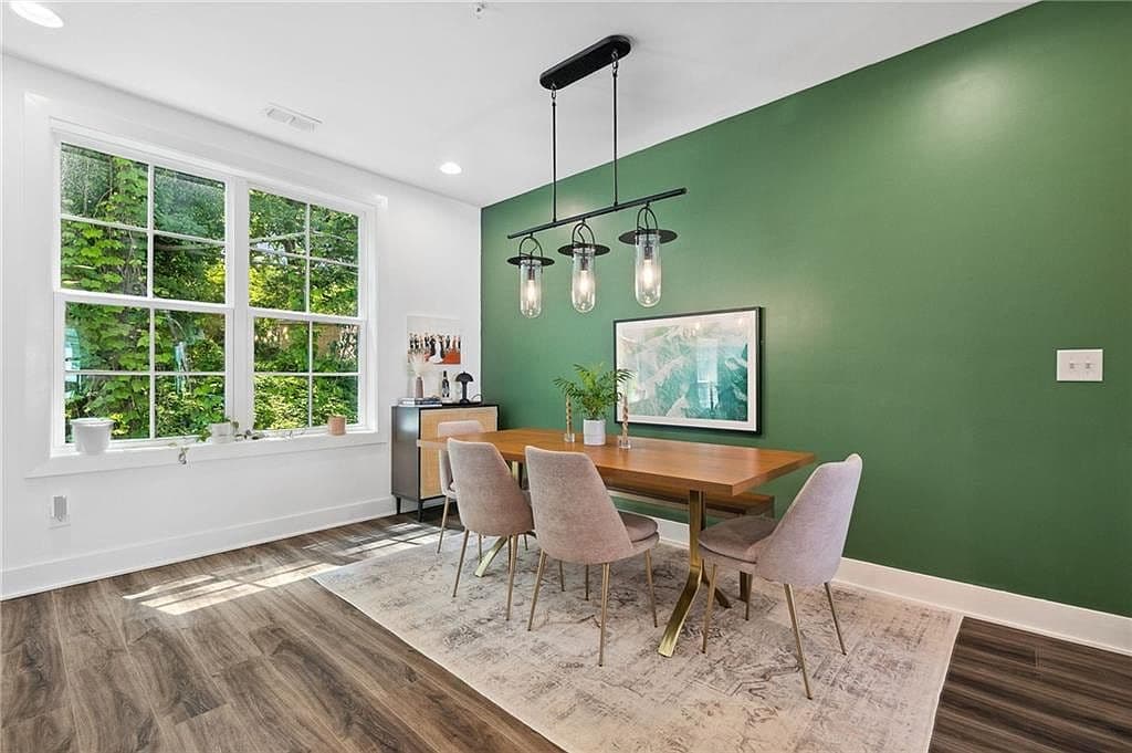 Green Accent Wall