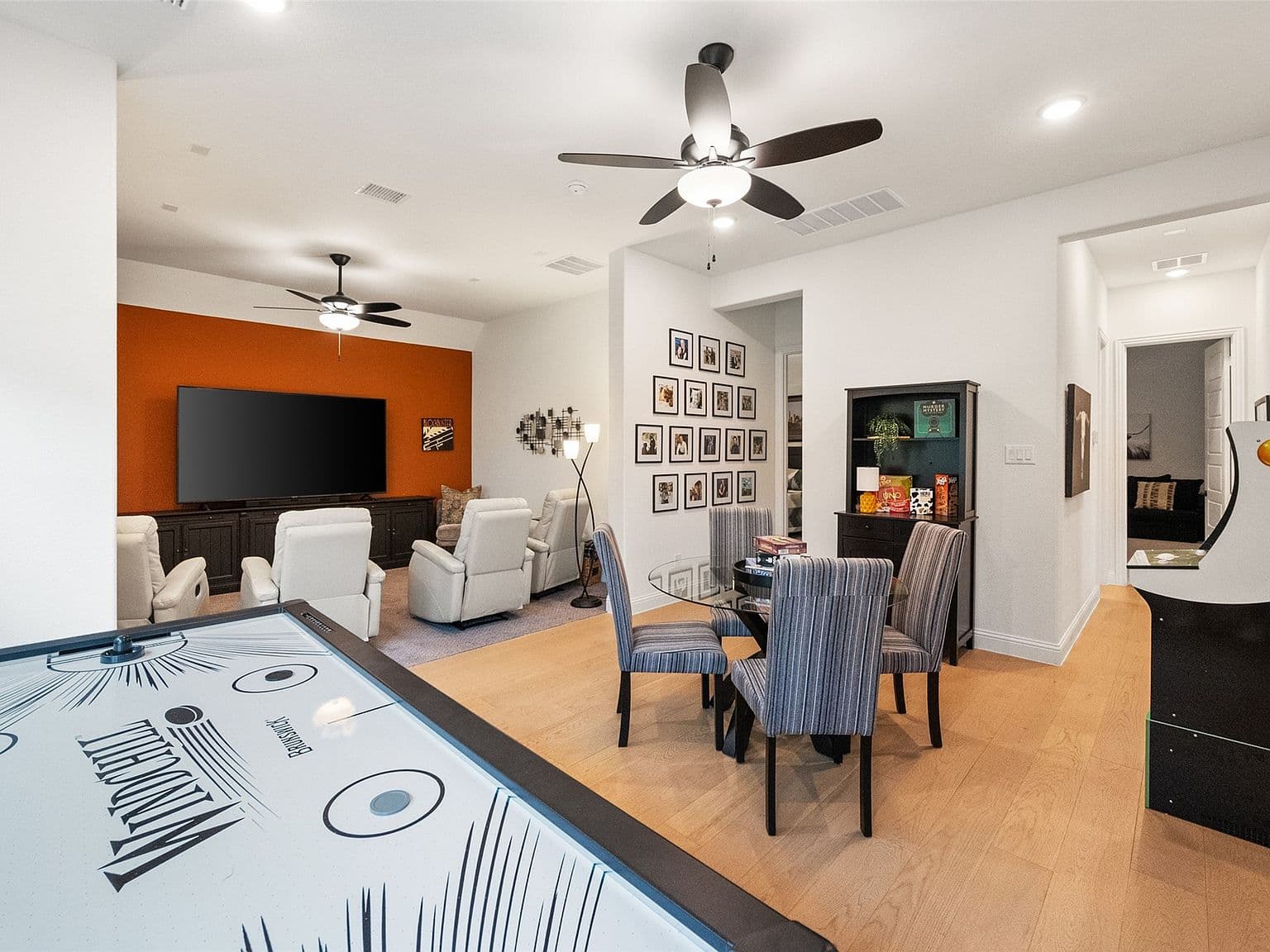 Orange Accent Wall