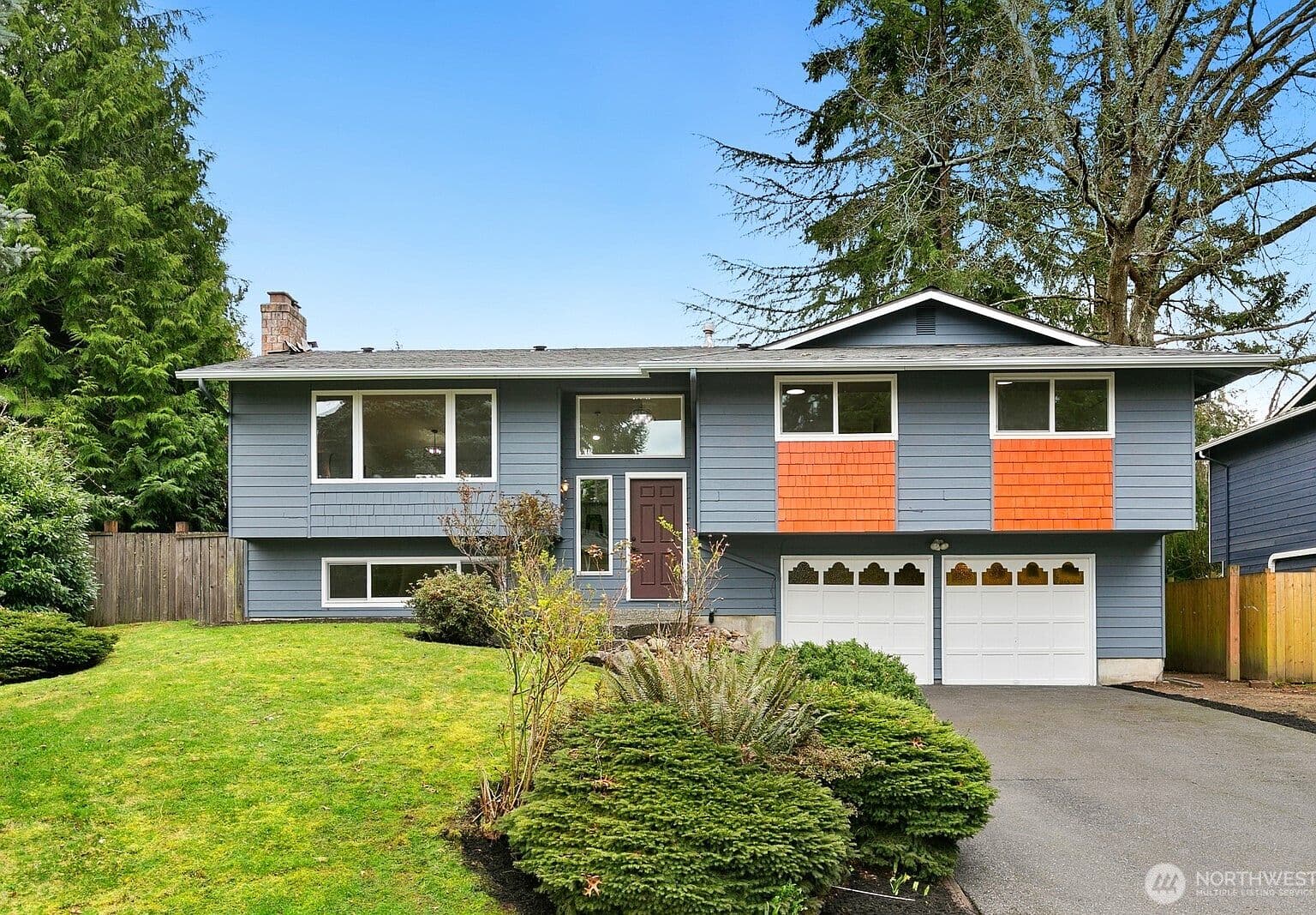 Orange Siding Panels