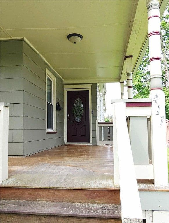 Worn Front Porch