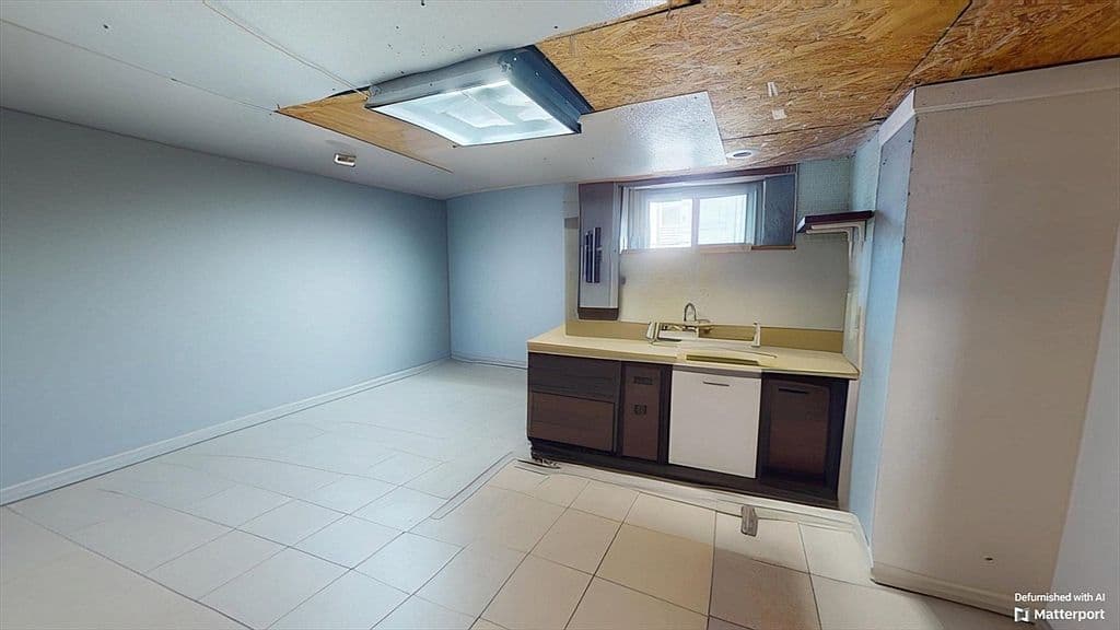 Unfinished Ceiling