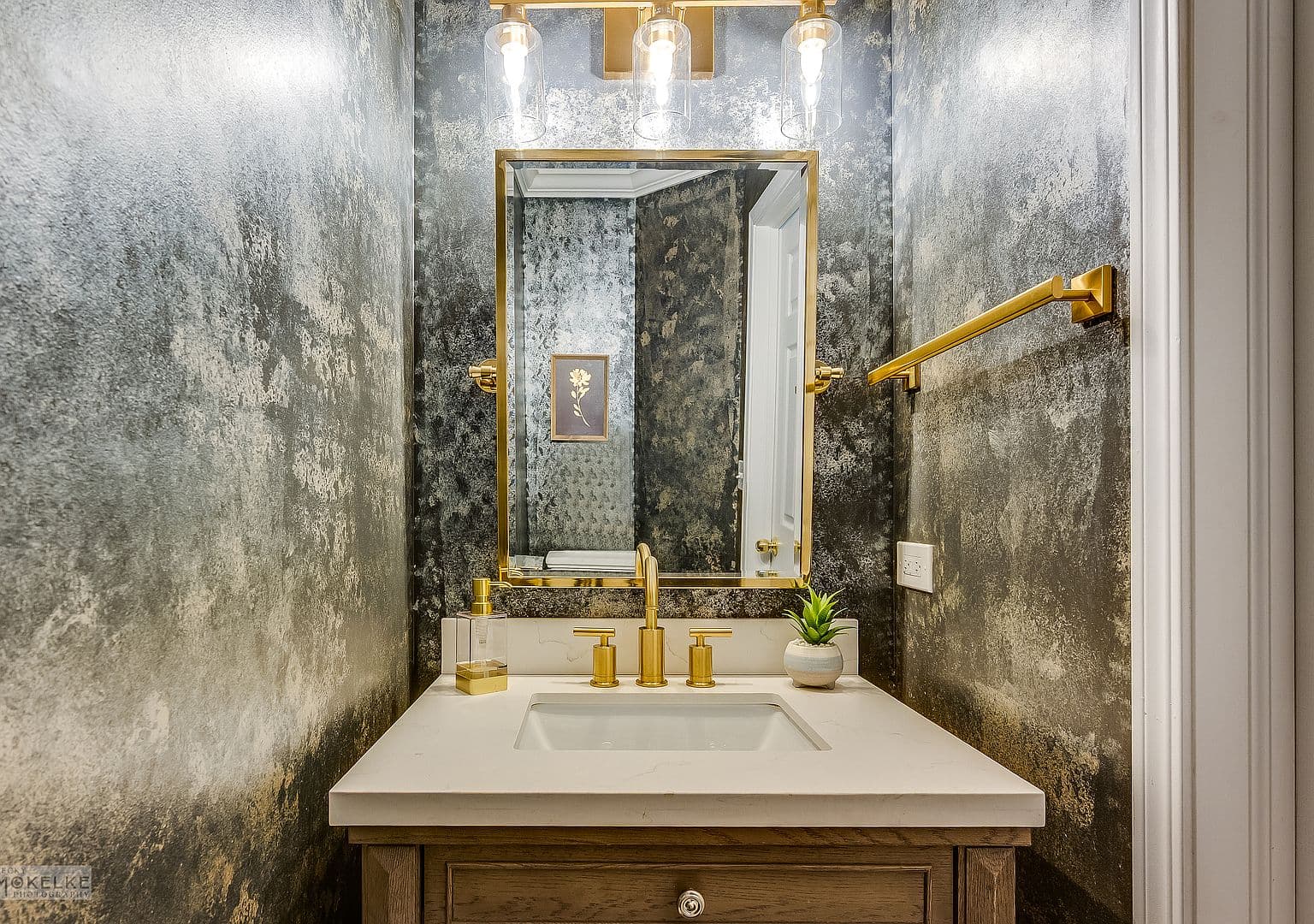 Bold Powder Room Design
