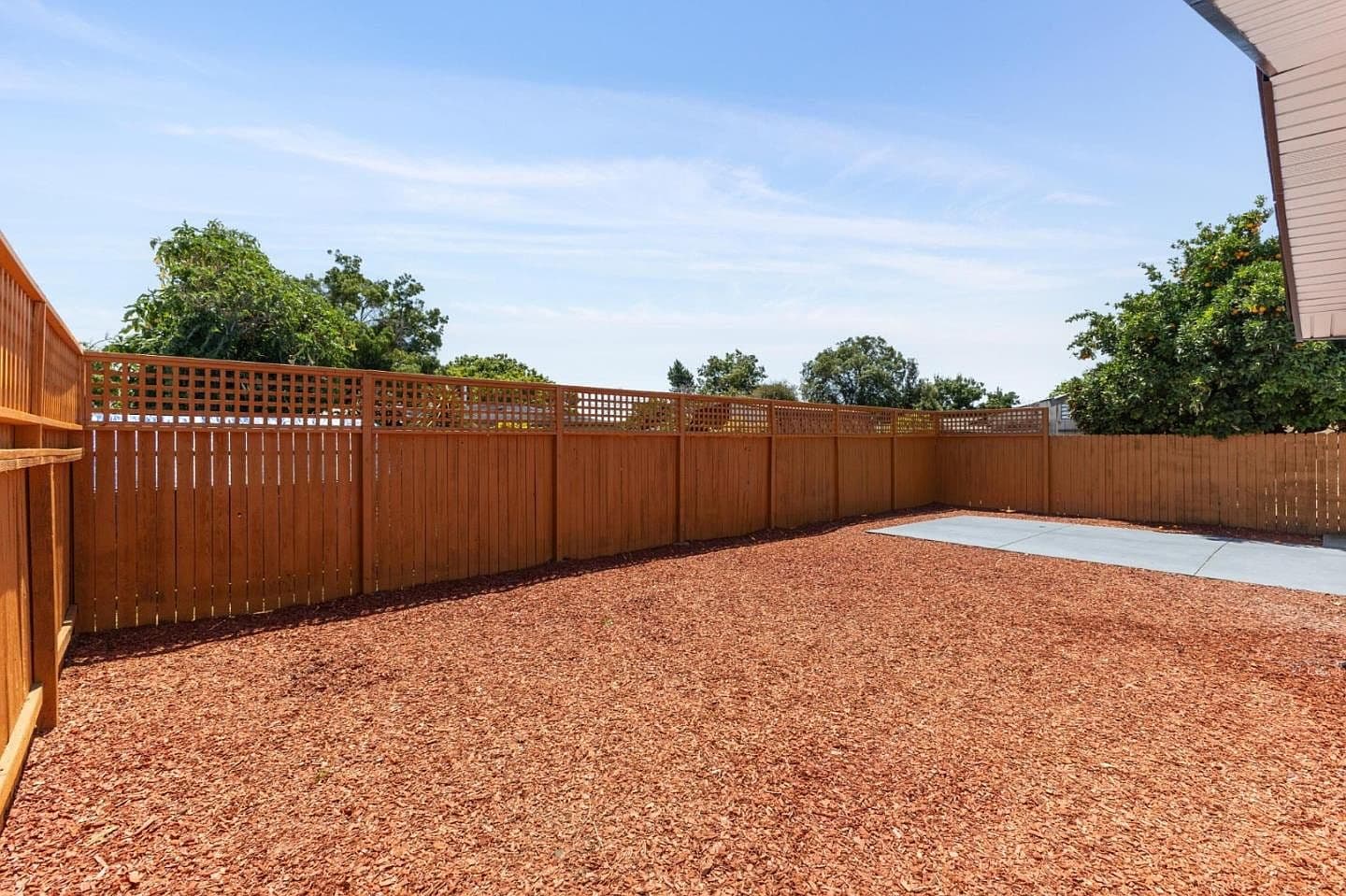 Mulch Backyard