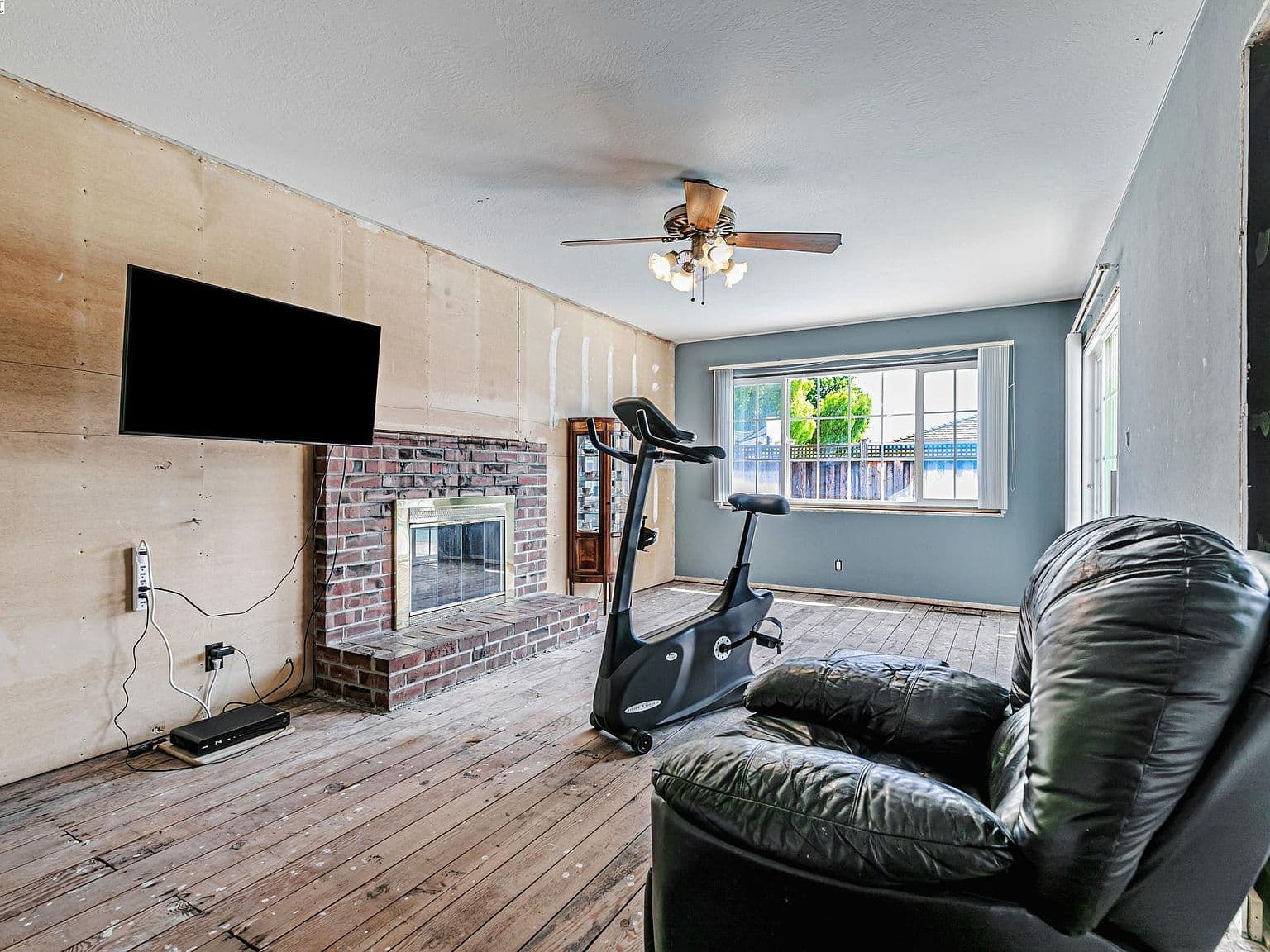 Exposed Wall Studs