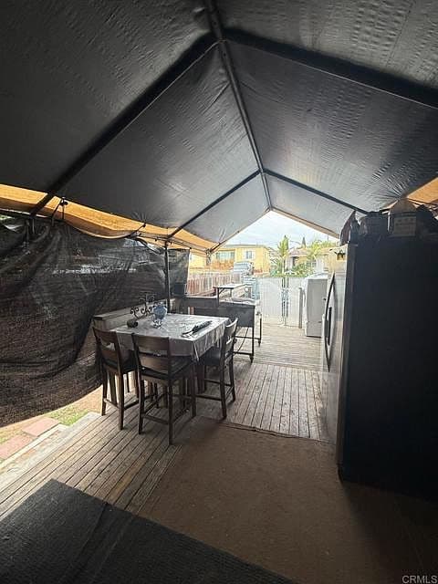 Makeshift Covered Patio