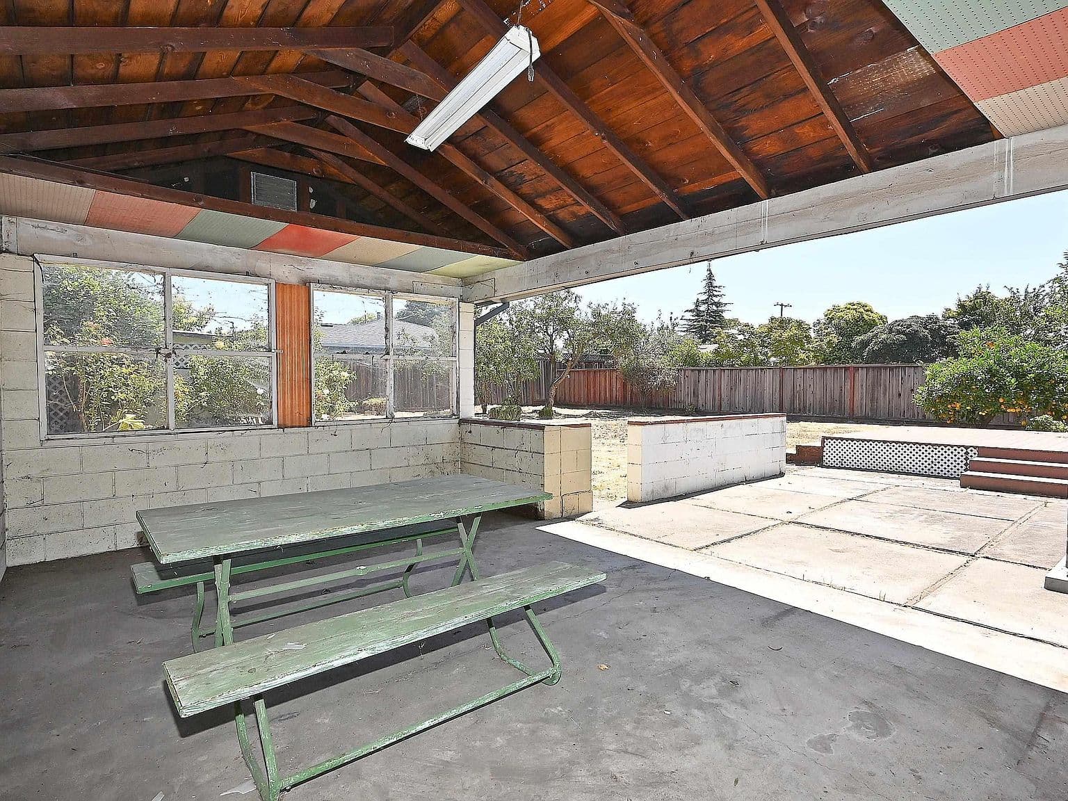 Dated Covered Patio