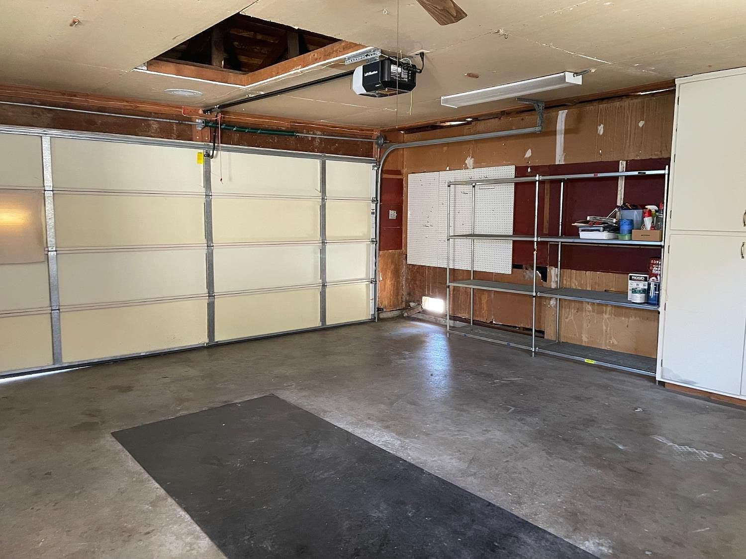 Unfinished Garage Walls