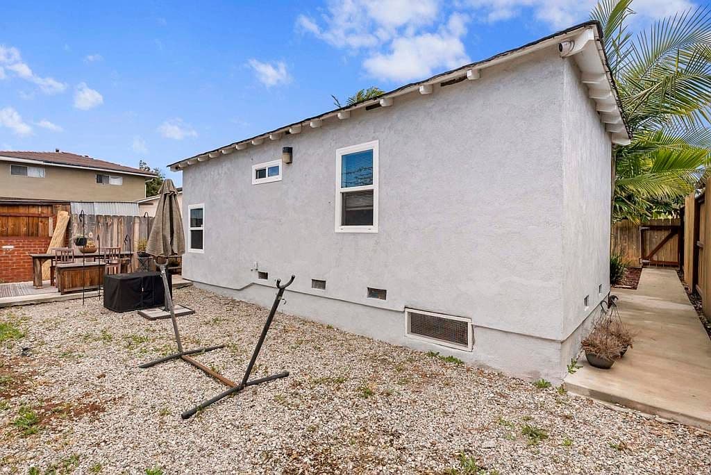 Gravel Backyard