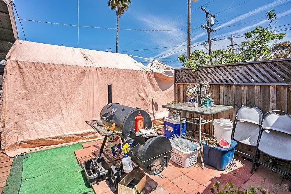 Cluttered Backyard