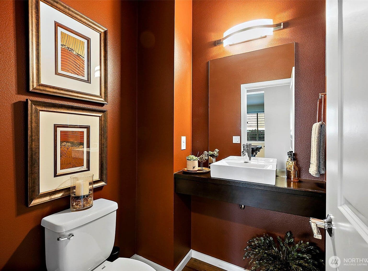 Dated Powder Room Design
