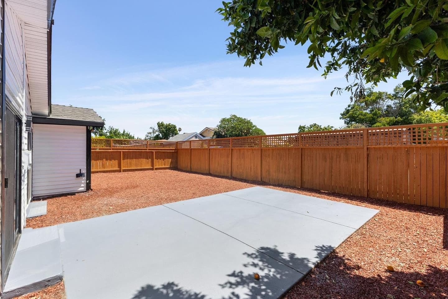 Plain Concrete Patio