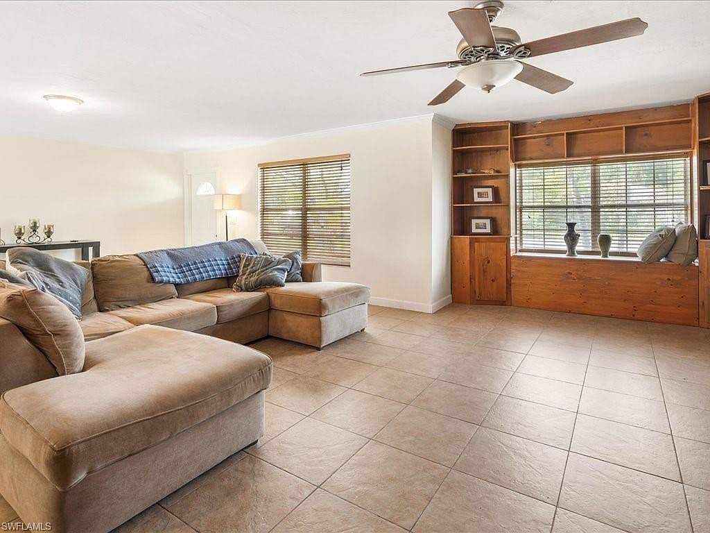 Worn Tile Flooring
