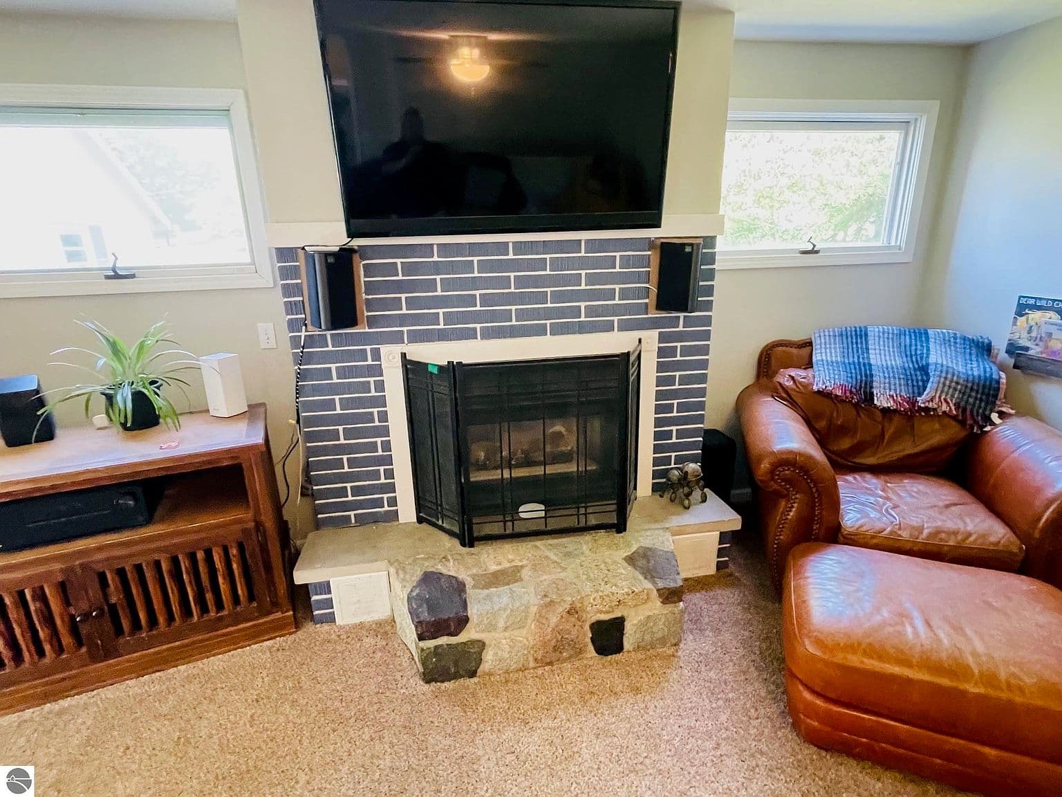 Outdated Fireplace