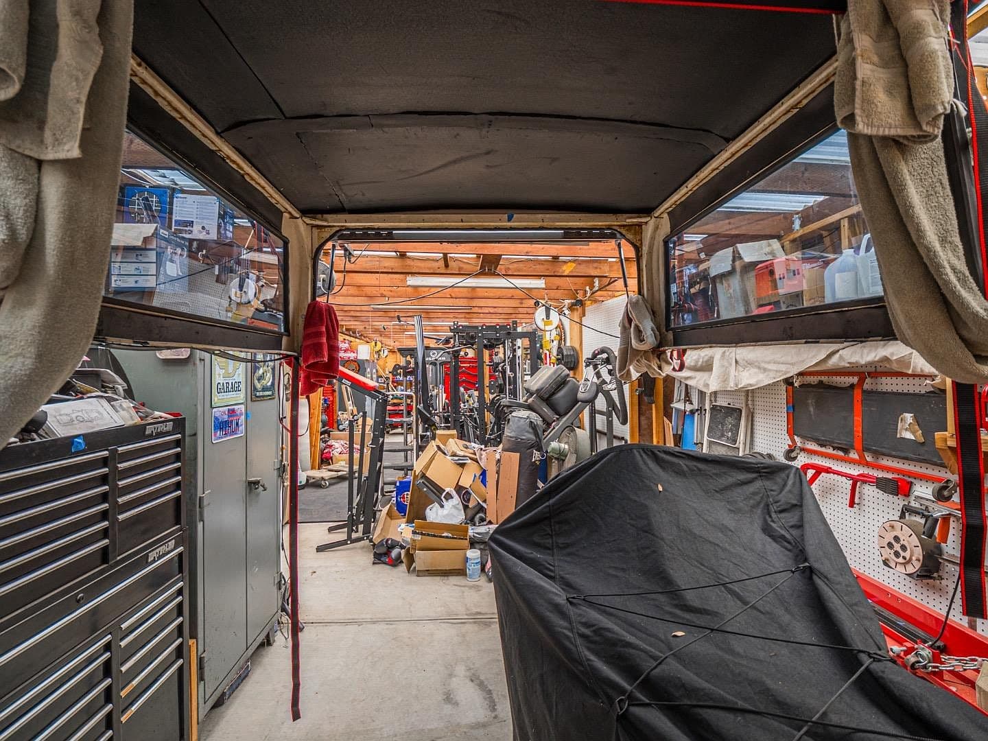 Cluttered Garage/Workshop