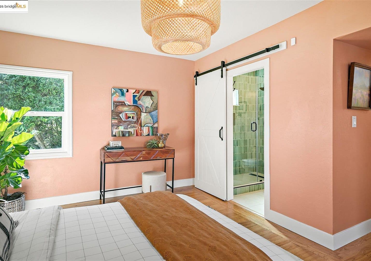 Peach Bedroom Walls